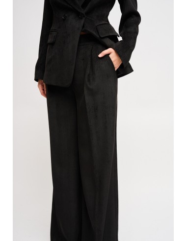 Maryley double-breasted jasje en palazzo-broek set