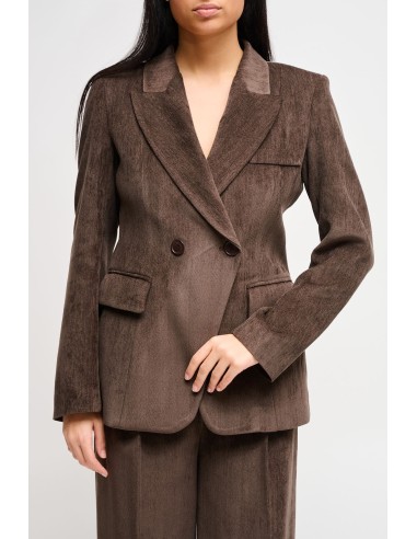 Maryley double-breasted jasje en palazzo-broek set