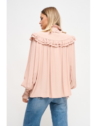 Viscose blouse met striklint van Maryley