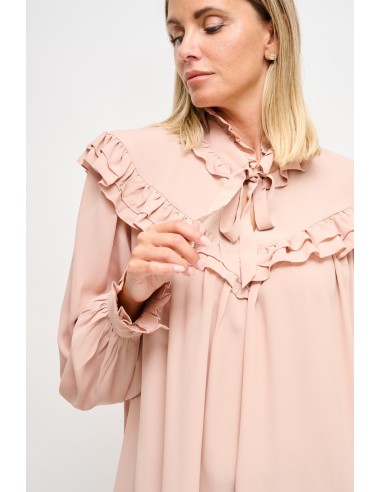 Viscose blouse met striklint van Maryley