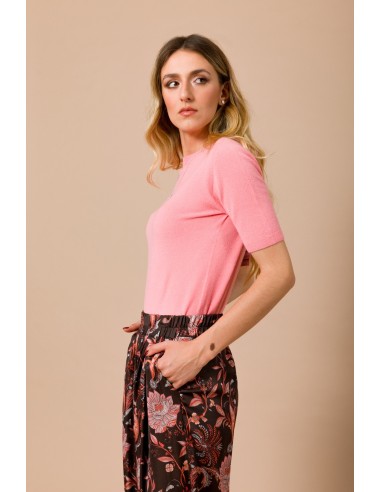 Maryley T-shirt met ronde hals en korte mouwen