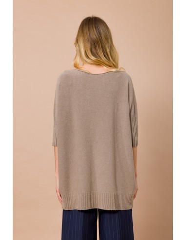 Oversized trui met boothals en 3/4-mouwen Maryley