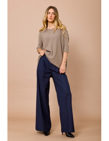 Oversized trui met boothals en 3/4-mouwen Maryley