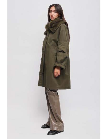 Parka met afneembare kraag van imitatiebont Maryley