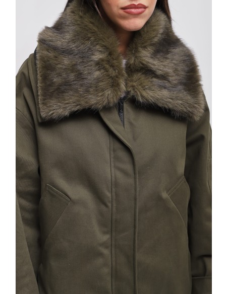 Parka met afneembare kraag van imitatiebont Maryley
