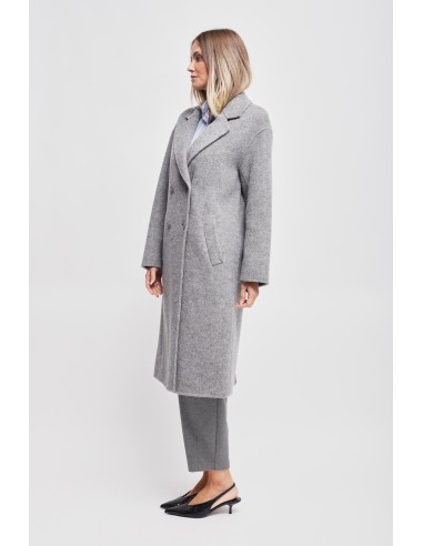 Oversized double-breasted jas van een wolmix Maryley