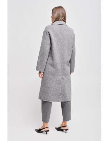 Oversized double-breasted jas van een wolmix Maryley