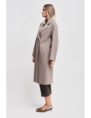 Oversized double-breasted jas van een wolmix Maryley
