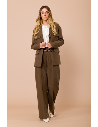 Palazzo-broek met tailleband van Maryley