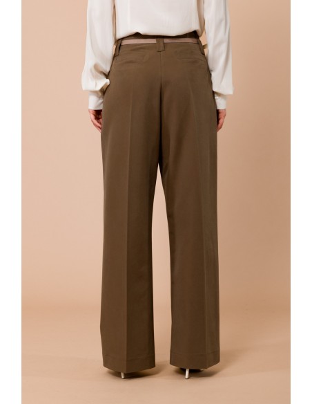 Palazzo-broek met tailleband van Maryley