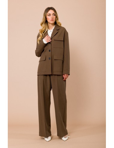 Palazzo-broek met tailleband van Maryley