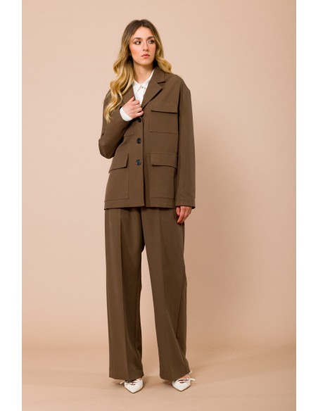 Palazzo-broek met tailleband van Maryley