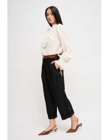 Cropped broek met riem Maryley