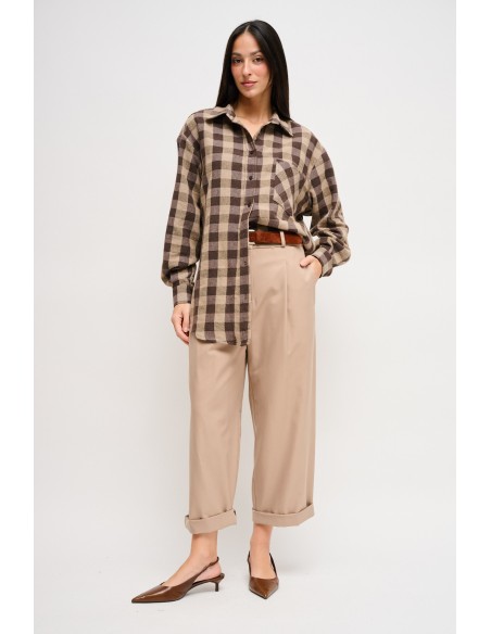 Cropped broek met riem Maryley