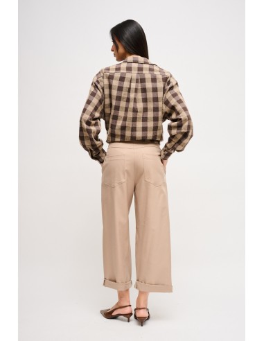 Cropped broek met riem Maryley