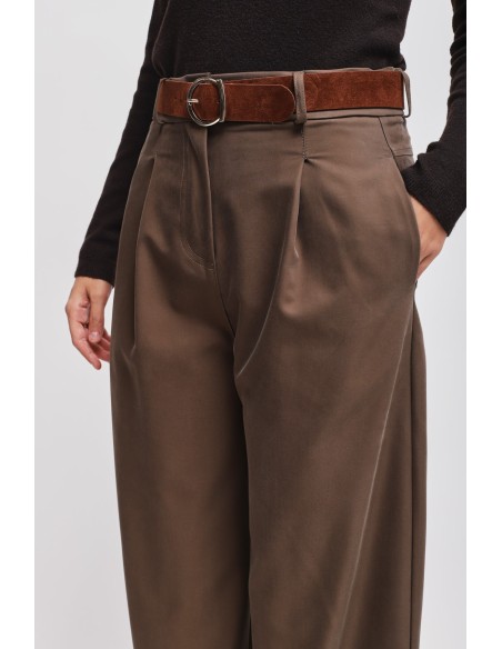 Cropped broek met riem Maryley