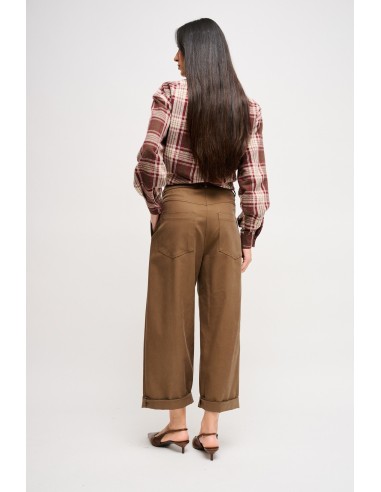 Cropped broek met riem Maryley