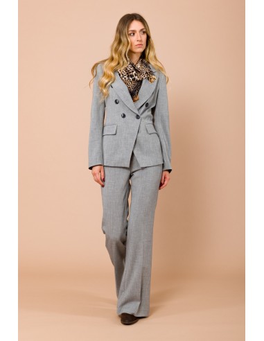 Flared broek van grisaille Maryley