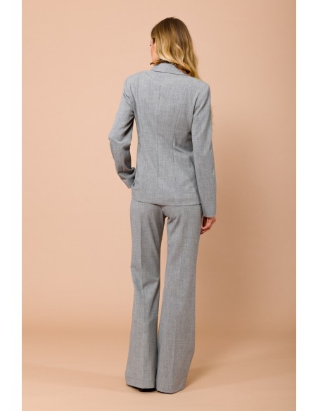 Flared broek van grisaille Maryley