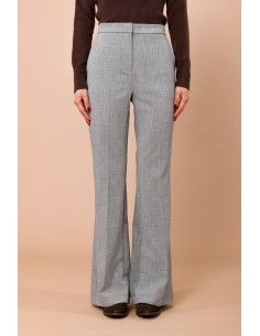 Flared broek van grisaille Maryley