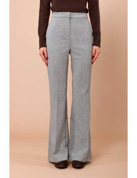 Flared broek van grisaille Maryley