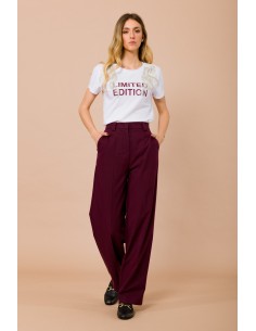 Rechte broek met riemlussen Maryley 2