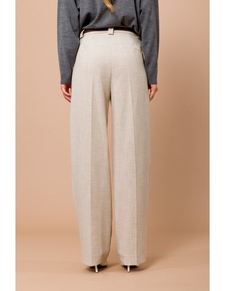 Rechte broek met tailleband Maryley