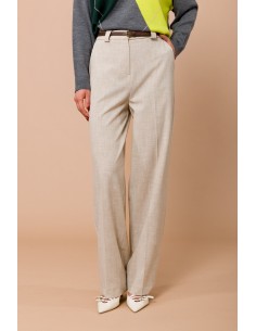Rechte broek met tailleband Maryley