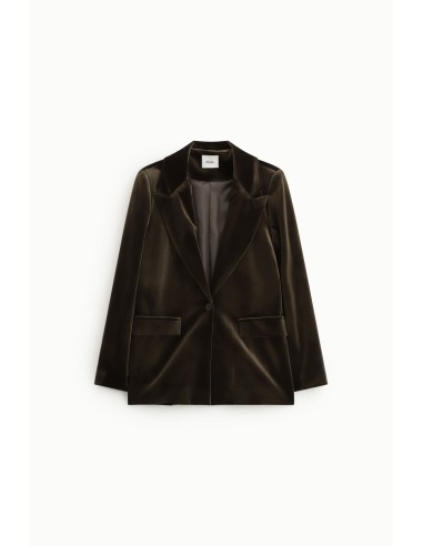 Fluwelen blazer met klepzakken Dixie