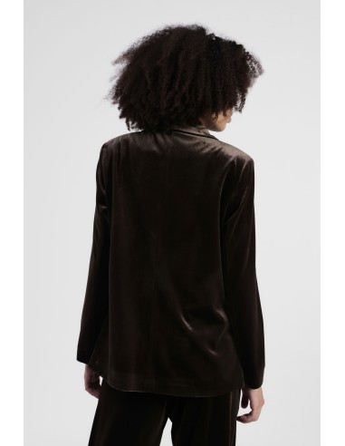Fluwelen blazer met klepzakken Dixie