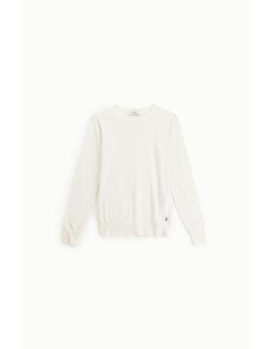 Basic Dixie pullover met ronde hals