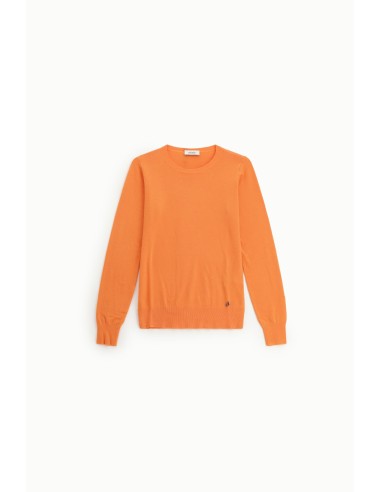 Basic Dixie pullover met ronde hals