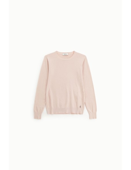 Basic Dixie pullover met ronde hals
