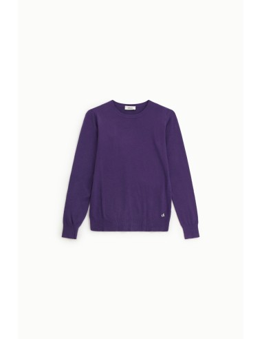 Basic Dixie pullover met ronde hals