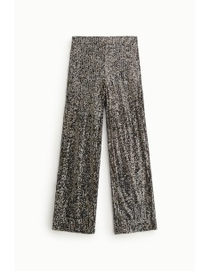 Dixie Palazzo-broek met all-over pailletten 2