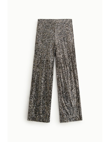 Dixie Palazzo-broek met all-over pailletten