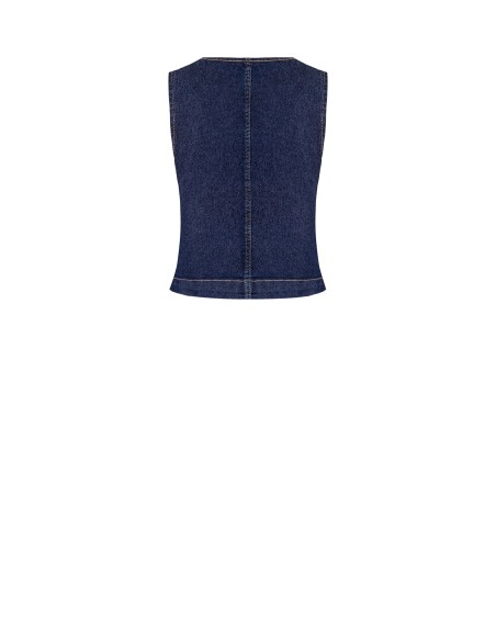 Stretchdenim gilet Rinascimento