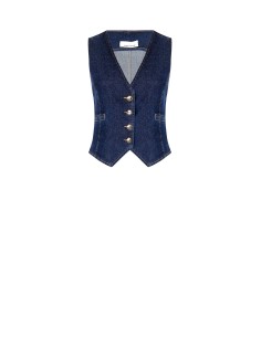 Stretchdenim gilet Rinascimento