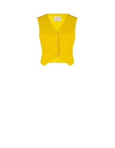 Gilet met 3 knopen van technische stof van Rinascimento