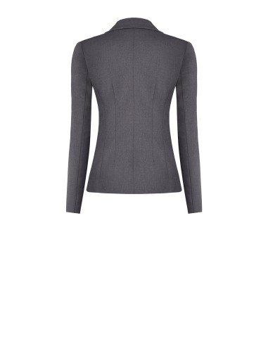 Getailleerde blazer met dubbele rij knopen van viscose-polyestermix van Rinascimento