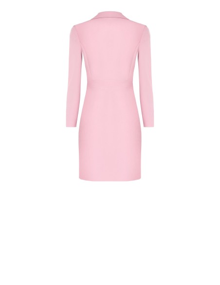 Lange blazer met jaslook van technische stof met gesp Rinascimento