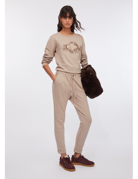 Liu Jo joggingbroek van fleece tricot