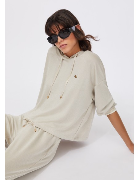 Lurex®-hoodie Liu Jo