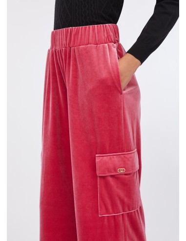Joggingbroek van chenille met Liu Jo-logo