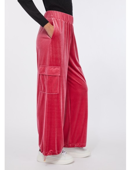 Joggingbroek van chenille met Liu Jo-logo