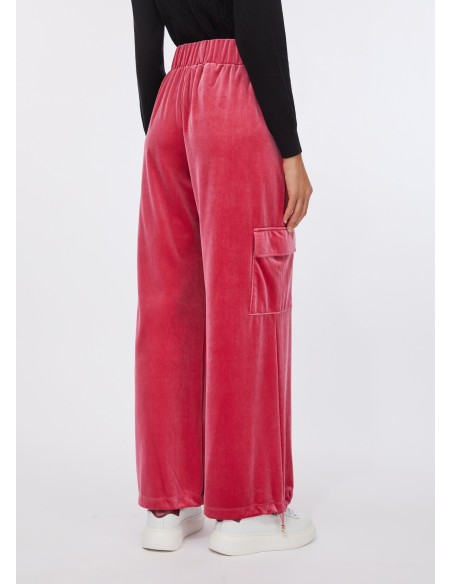 Joggingbroek van chenille met Liu Jo-logo