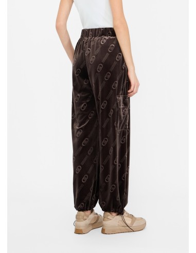 Joggingbroek van chenille met Liu Jo-logo