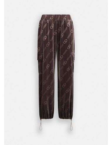 Joggingbroek van chenille met Liu Jo-logo