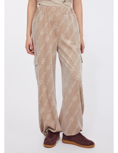 Joggingbroek van chenille met Liu Jo-logo
