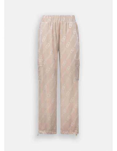 Joggingbroek van chenille met Liu Jo-logo